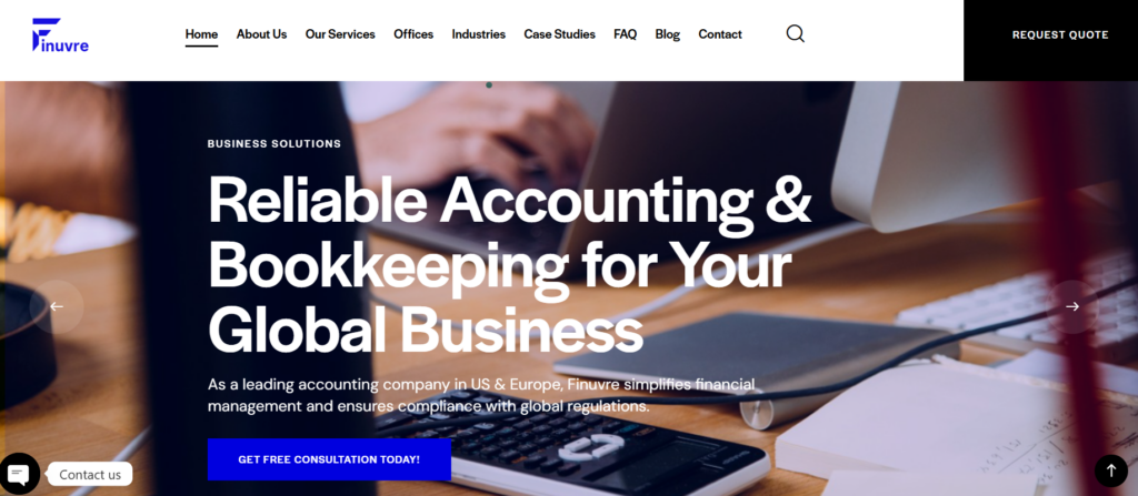 Finuvre | Reliable Accounting & Bookkeeping for Your Global Business