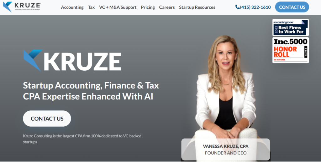 Kruze Consulting: Accounting, CFO, Finance & Tax